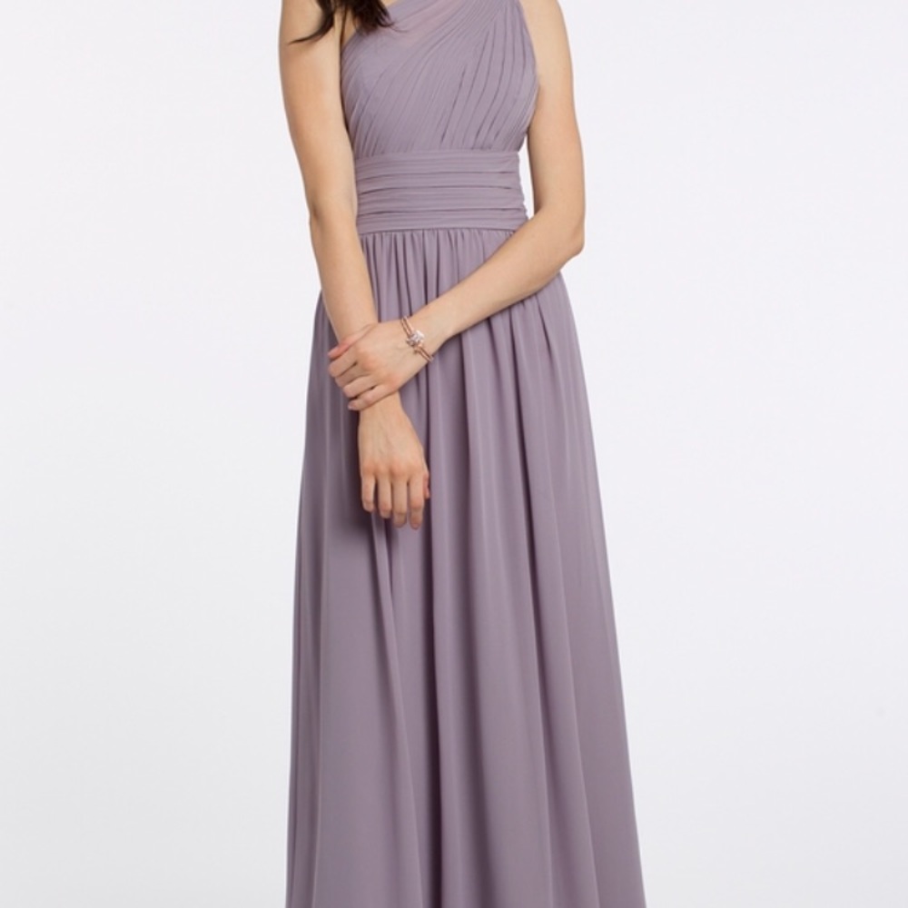Camille La Vie Illusion One Shoulder Dress Lilac